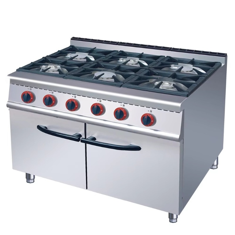 Range Commercial Kitchen - Kompor Gas Komersial 6 Tungku Standar