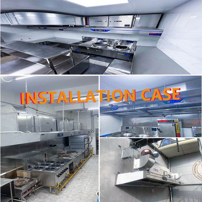 Penghisap Asap Pintar dengan E - Range Commercial Kitchen ulasan dan harga