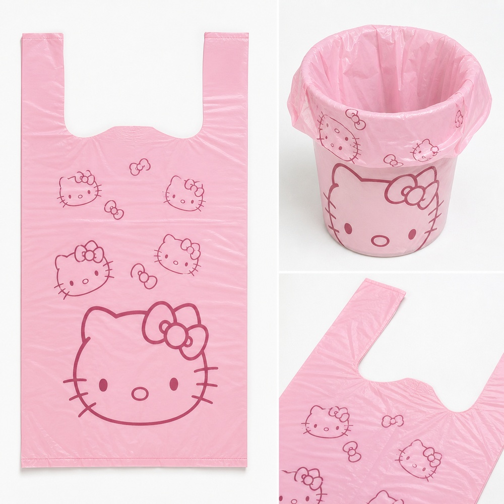 Kantong Sampah Motif Kucing Ka - Commercial Kitchen Bin ulasan dan harga