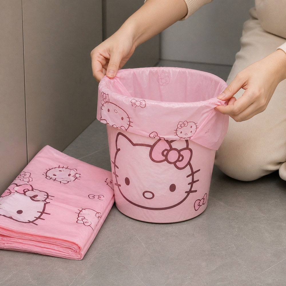 Kantong Sampah Motif Kucing Ka - Commercial Kitchen Bin ulasan dan harga