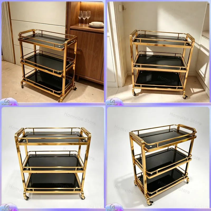 Kereta Dorong 3 Tingkat Baja T - Commercial Kitchen And Bar ulasan dan harga