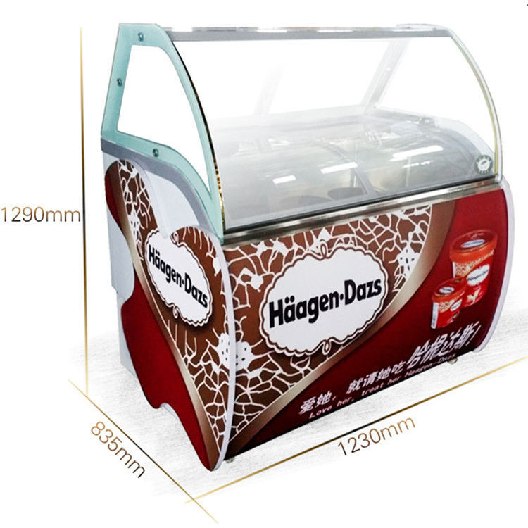 Lemari Pendingin Es Krim QDMEC - Commercial Chest Freezer ulasan dan harga