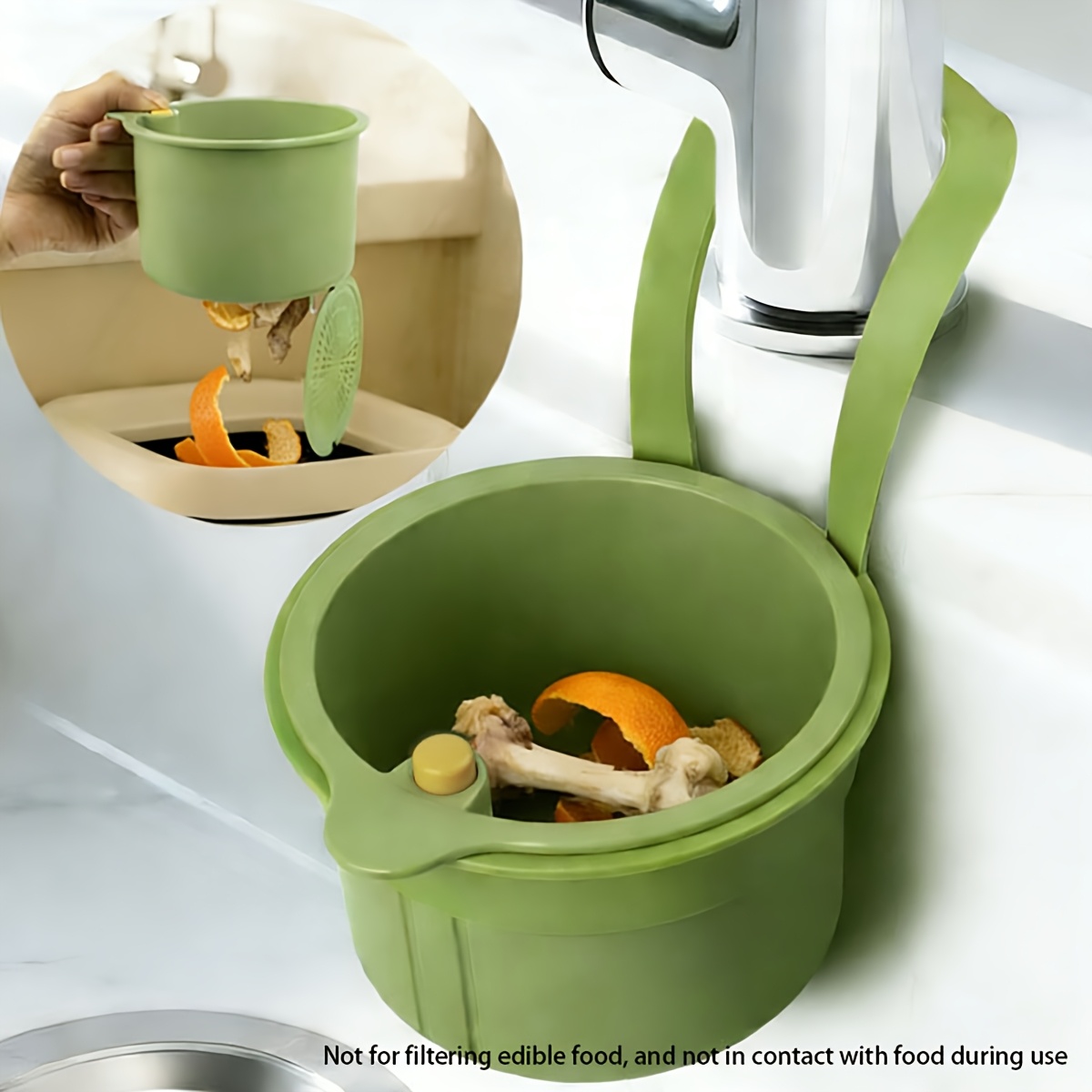 Keranjang Penyaring Limbah Mak - Commercial Kitchen Bin ulasan dan harga